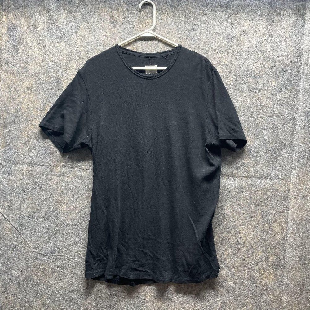 Rag & Bone Shirt Men Medium Dark Gray Crew Neck Short Sleeve Tee Outdoors